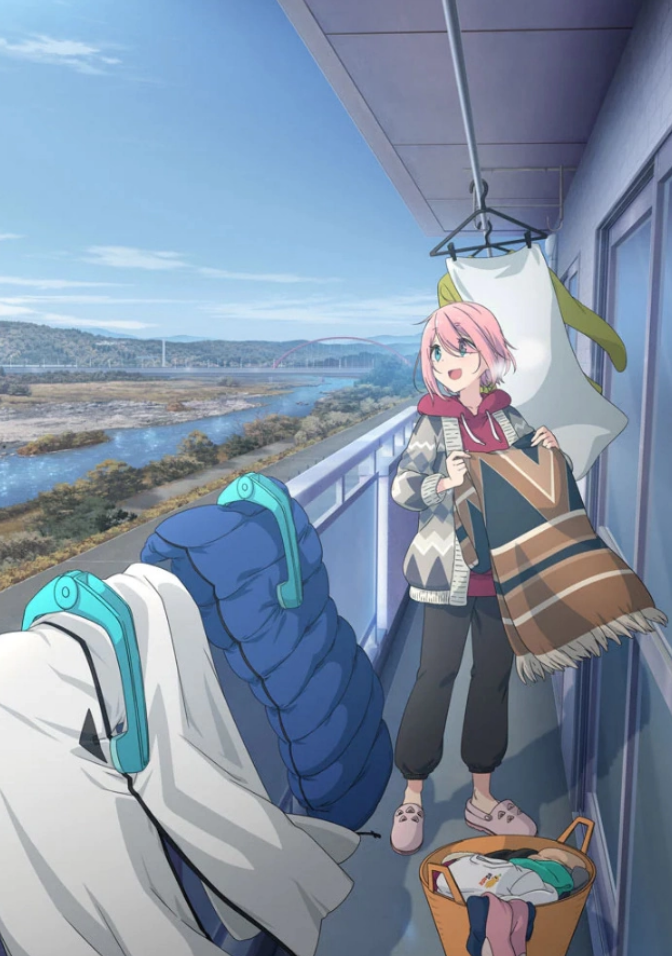 动画电影摇曳露营公开宣传海报