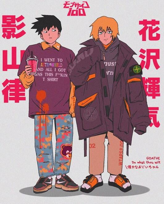 插画家描绘"潮流版动漫角色",街头风格帅气度爆棚!