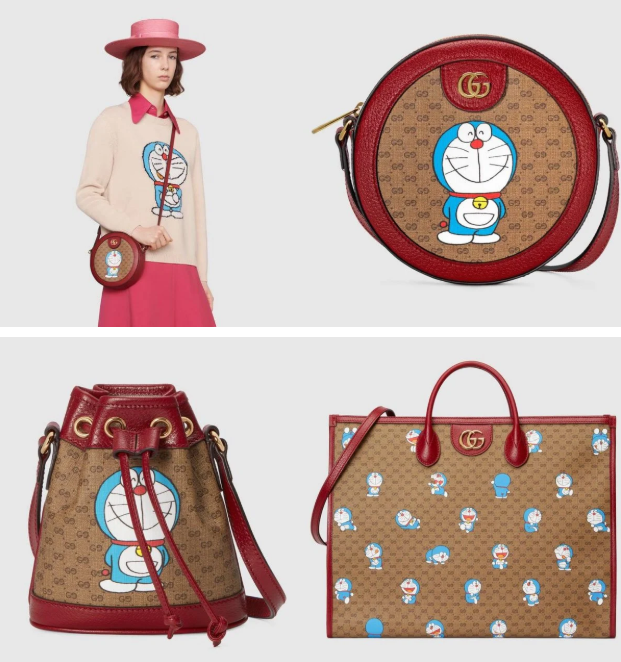 《哆啦a梦》与gucci联名系列全上线 - 哆咗看点 - 任意门日淘