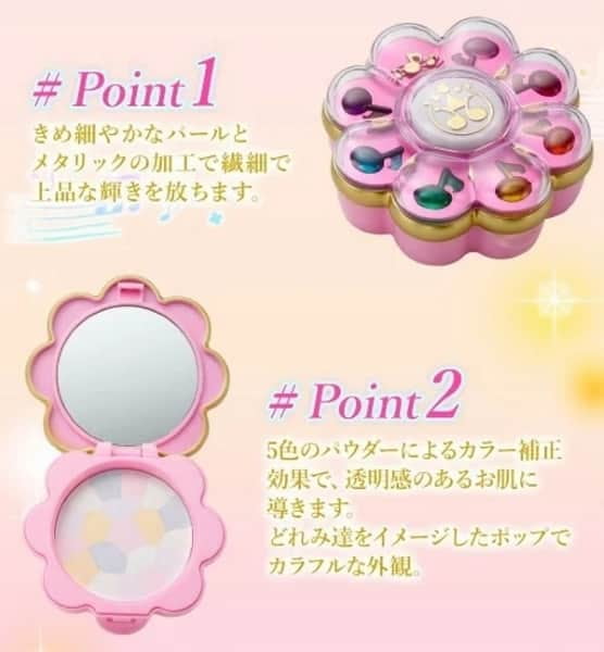 日本推出“小魔女DoReMi”主题粉饼，5色粉体立即提亮肤色！