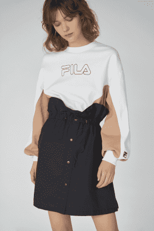 SNIDEL×FILA将女孩系服装诠释新运动印象