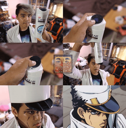 乔鲁诺只要发型像了,基本还原度就有了阿布德尔还能一人同时cos两个