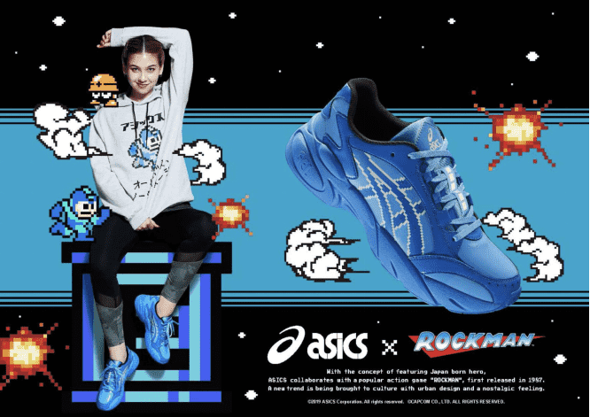 洛克人携手 ASICS 重现经典 8bit